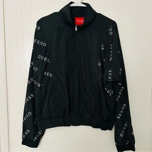 GUESS Women’s Black Windbreaker Jacket